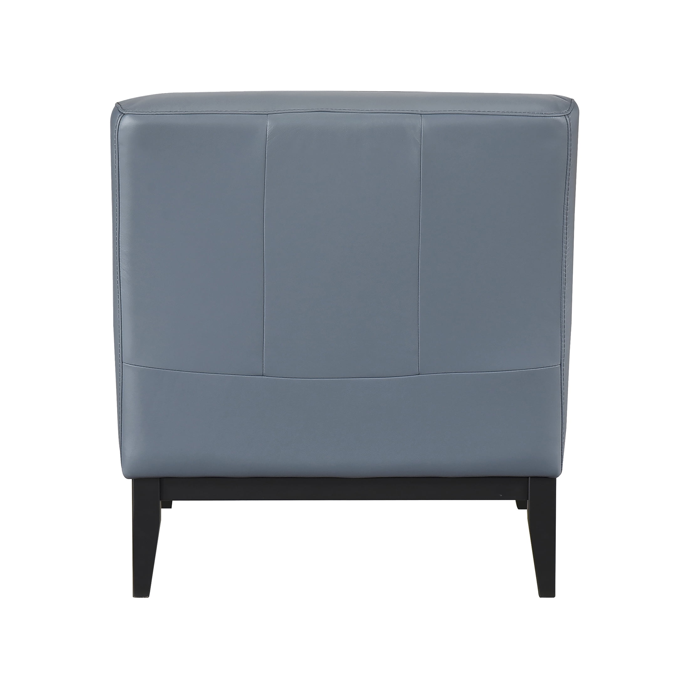 OakvillePark Mossmere Leather Accent Chair, Blue