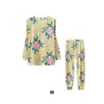 thumbnail image 2 of Guardurnaity Conjunto de sudadera clásica para informal o deportivo Conjunto de sudadera de manga larga transpirable y absorbente de sudor conjuntos de ropa amarillo METRO, 2 of 6