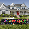 thumbnail image 6 of Colorful Design Welcome Back Classroom Banner Blackboard Theme Polyester Material for School Decoration Kids Party Educational Event, 6 of 7