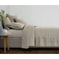 thumbnail image 3 of Cannon Heritage Solid 100% Microfiber Polyester Greige 3-Piece King Quilt Set, Solid Casual themed, Adult Bedding, OEKO-TEX Certified, 3 of 5
