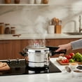 thumbnail image 4 of 4.5/8Qt Aluminum Pressure Cooker with Exhaust Valve And Multiple Protections Suitable for Stovetop Pressure Cooker Ideal for Cooking Family Meals Or Catering Events Pressure Cooker Compatible with Ga, 4 of 9