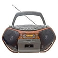 Quantum FX Portable Boombox with BT, AM/FM Radio, CD/MP3 Player