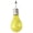 Yellow, variant on Pack of 2 Solar Light Bulb with Clip, Solar Hanging Camping Lights Garden Yard Pathway Waterproof LED Light Bulb