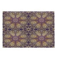 thumbnail image 1 of Purple Mandala Cutting Board, Bohemian Motif Style Design Universe Image, Decorative Tempered Glass Cutting and Serving Board, Large Size, Purple Yellow, by Ambesonne, 1 of 1