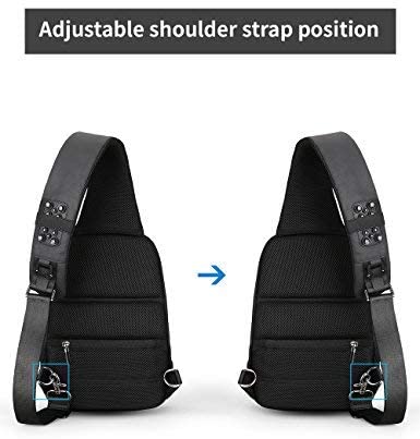 MARK RYDEN Anti-theft Sling Chest Bag Handbag for Men Waterproof Crossbody Travel Shoulder Bag Fit for 9.7" ipad …