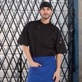 thumbnail image 3 of Uncommon Threads 0428-0102 Calypso Chef Coat in Black - Small, 3 of 5