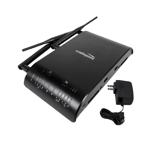 Pre-Owned Cradlepoint MBR1400 V2 Wireless Router Wi-Fi MBR1400 w/ Adapter and Antennas