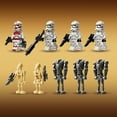 thumbnail image 3 of LEGO Star Wars Clone Trooper & Battle Droid Battle Pack Set for Kids, Buildable Toy Speeder Bike Vehicle, Tri-Droid and Defensive Post, Collectible, Gift for Boys and Girls Aged 7 and Up, 75372, 3 of 6