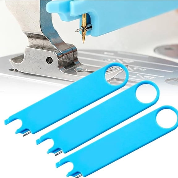 Jack Sewing Machine Quick Threader, 3-in-1 Automatic Needle Threading Aid, Practical Craft Tool for Alterations Tailors Hobby Enthusiasts(3pcs)