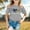 Grey, variant on HUITKMM Girls Shirts Girls Summer Short Sleeve T Shirt Hanukkah Print Casual Loose Fit Round Neck Tee Top for Kids