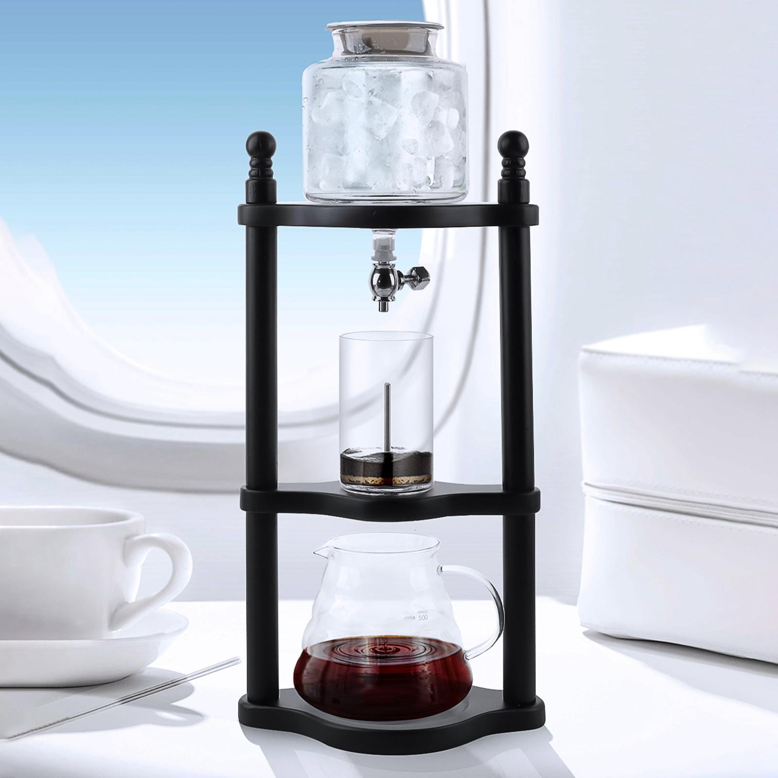 Ice Cold Brew Dripper Cold Brew Drip Tower Iced Coffee Maker 4 Beech