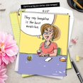 thumbnail image 3 of Best Medicine - Get Well from All of Us Card with Envelope (Letterhead 8.5 x 11 Inch) - Ridiculous Wine Aunt Giving, 3 of 5