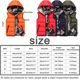 thumbnail image 4 of Chaleco de plumón para niños Chaleco sin mangas con capucha Chaqueta de invierno Reversible Camo Bomber Coat Naranja M JAMW Sencillez, 4 of 5