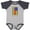 Baseball Heather and Navy, variant on Inktastic My Grandpa is a Vietnam Veteran Boys or Girls Baby Bodysuit