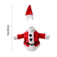 thumbnail image 3 of PYURTEP Christmas Porch Goose Outfits, 7 inch Santa Claus Clothing Suit, Decorative Reusable Goose Outfits for Statue Christmas Desktop Decor, 3 of 8