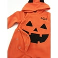 thumbnail image 2 of StylesILove Baby Toddler Halloween Fleece Chic Pumpkin Costume Hooded Romper (70/6-9 Months), 2 of 6