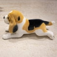 thumbnail image 4 of Lifelike Dog Plush Toy Beagle Stuffed Animals Soft Dog Home Decor Toy Birthday Gift for Dog Lover, 4 of 9