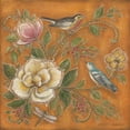 thumbnail image 2 of McRostie, Kate 26x26 Black Ornate Wood Framed with Double Matting Museum Art Print Titled - Garden Menagerie II, 2 of 4