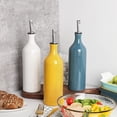 thumbnail image 4 of SWEEJAR Large Ceramic Olive Oil Dispenser Bottle,24 Fl Oz (Red), 4 of 5