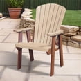 thumbnail image 2 of OS Home and Office Furniture 42" Resin Fan Back Chair in Weatherwood/Brown, 2 of 6