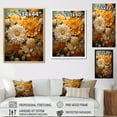 thumbnail image 5 of Designart "Botanical Reverie In Radiant Colors III" Abstract Botanicals Picture Framed Canvas Prints, 5 of 5