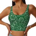 thumbnail image 1 of Balery Soccer Sujetadores deportivos con espalda cruzada para mujer, acolchados, sin costuras, de alto impacto, ideales para yoga, gimnasio, entrenamiento y fitness.-, 1 of 8