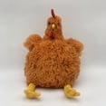 thumbnail image 4 of Cute Cluny Cockerel,Chubby Rooster Stuffed Animal,Realistic Chick Plush Toy, 4 of 5