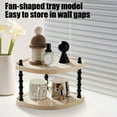 thumbnail image 4 of WRKEKC Clearance Cream-Colored Multi-Layer Storage Shelf – Decorative Organizer for Books, Cosmetics, or Home Accessories, 4 of 6