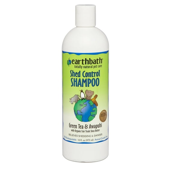 Dog Shed Control Green Tea Detoxifiying Shampoo Conditioner Foam 16 oz or gallon (16 oz - Shampoo)