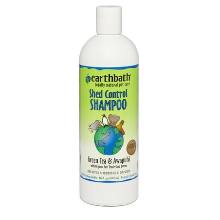 Dog Shed Control Green Tea Detoxifiying Shampoo Conditioner Foam 16 oz or gallon (16 oz - Shampoo)
