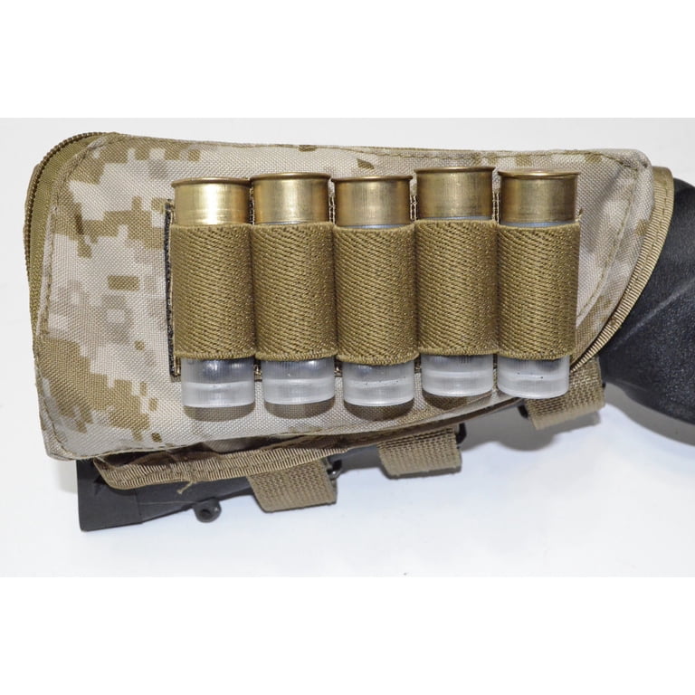 410 Shell Holder HWZ Tactical Molle Buttstock Shell Holder - 12 Gauge ...