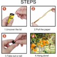 thumbnail image 2 of Trampas para moscas de la fruta para uso en interiores y exteriores, trampas adhesivas amarillas seguras y no tóxicas para insectos, duraderas y resistentes a los rayos UV, atrapan moscas y más con, 2 of 5