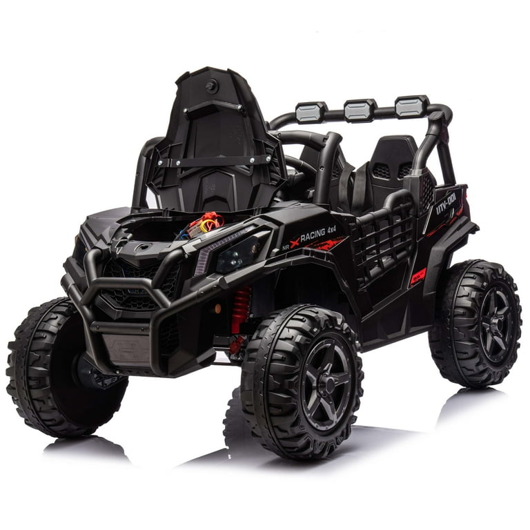 Joie　0423 JOYRACER 4WD 24V Ride on Toy Car with Dual XL Seats, 4*200W