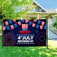 thumbnail image 6 of luoshd Independence Day Decorations Congratulations Independence Day Banner Holiday Party Decorations Hanging Flags Patriotic Decorations Photo Backdrops, 6 of 7