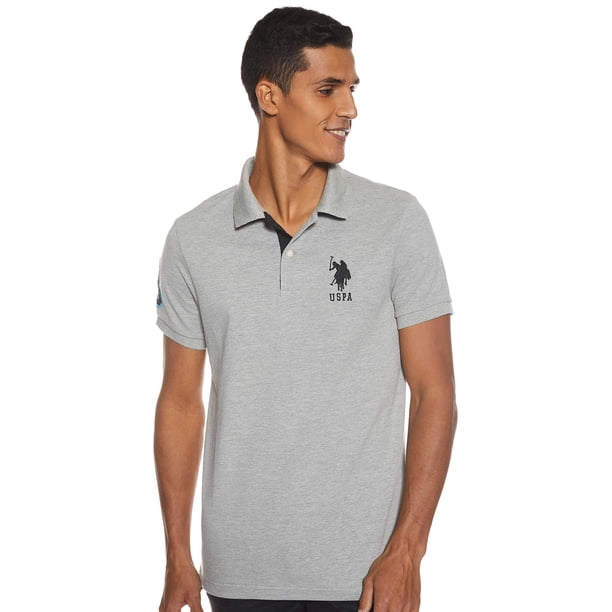 Camisa Polo de Hombre U.S. Polo Assn. Ajustada de Manga Corta