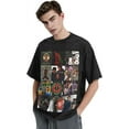 thumbnail image 3 of A Tribe Called Quest Hip Hop Rap Music Vintage Tshirt Trendy Graphic Retro Oversize Washed Shirt Men's, 3 of 3