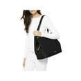 30H7GRXE4L001 Women Raven Large Leather Shoulder Bag