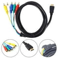 thumbnail image 5 of HDMI Male to 5 RCA RGB YPbPr Audio AV Component Convertor Cable Lead Best, 5 of 8