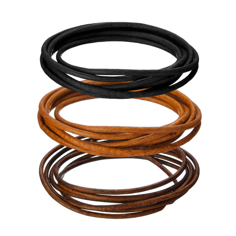 Multicolor Leather Round Cording by Bead Landing™