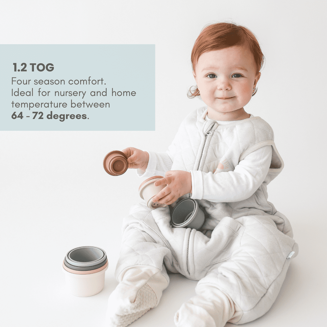 Tealbee Dreamsuit - Bamboo Sleep Sack with Legs - (1.2 Tog) Sunshine 12m-2T