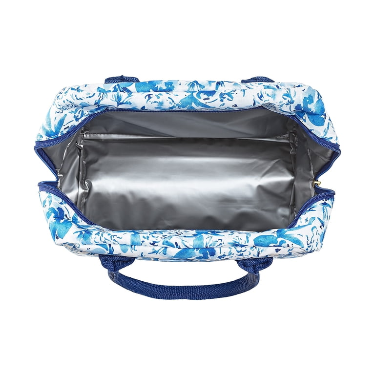 Simplified by Fit & Fresh Insulated Lunch Tote, Blue photo 3