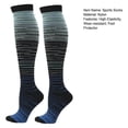 thumbnail image 4 of YAOBAMM Moisture Absorption 1 Pair Compression Stockings Comfortable Gradient Color with Good Breathability High Elasticity Wear Resistant, 4 of 6