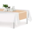 thumbnail image 3 of Ivory 12 Pack Premium Disposable Plastic Table Runner 14 x 108 Inch. Decorative Table Runner for Dinner Parties & Events, Decor By Grandipity, 3 of 3