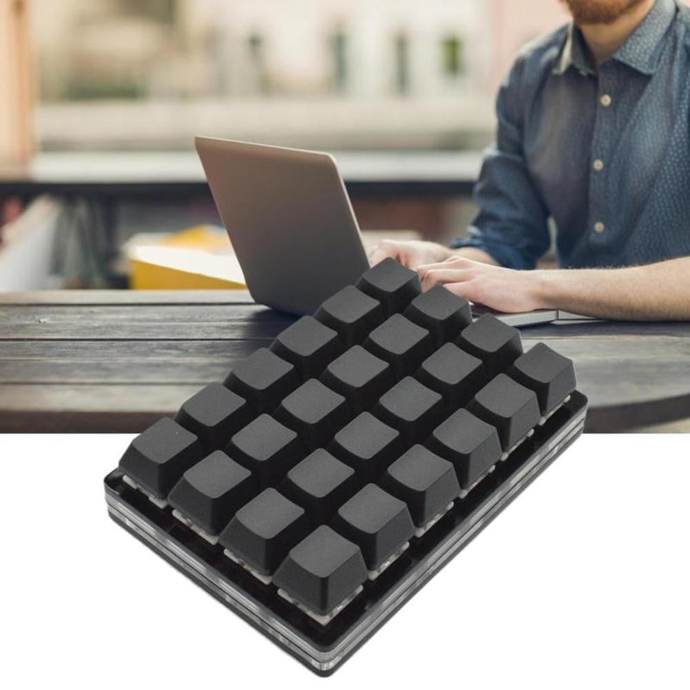 Soug Black 24-key Keypad Mechanical Keyboards Custom Shortcut Keys Programmables New