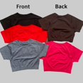 thumbnail image 5 of Amplify SS Crop camiseta de Yoga sin costuras para mujer, tejido de punto, camisetas de manga corta para Fitness, camisetas de entrenamiento, ropa de gimnasio, camisetas deportivas para correr, 5 of 5