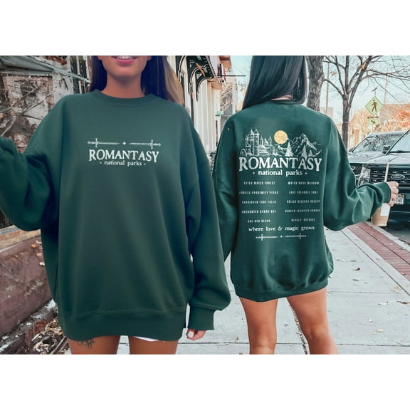 Romantasy Reader Sweatshirt | Fantasy Romance Reader Merch, Bookish Merch, Book Tropes Shirt, Romance Reader, ACOTAR, Fourth Wing, FBAA Gift