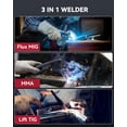 thumbnail image 2 of Soldador ARCCAPTAIN 130A MIG 110 V Flux Core/Lift Tig/Stick 3 en 1, 2 of 5