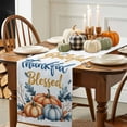 thumbnail image 3 of Grateful Thankful Blessed Table Runner, Autumn Thanksgiving Kitchen Dining Table Decoration for Home Party Decor 13x108 Inches, 3 of 9