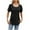 Black, variant on Fesfesfes Women's Shirts Womens Fashion Print Tops Short Sleeve Out Blouse Funny Round Neck T-Shirt Tops Tank Top Shirt Women 2XL(US:12)