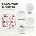 thumbnail image 4 of KLL Red Lips Pattern Shorts Women,Athletic Shorts High Waisted Running Shorts Pocket Sporty Short Gym Elastic Workout Shorts-XX-Large, 4 of 7